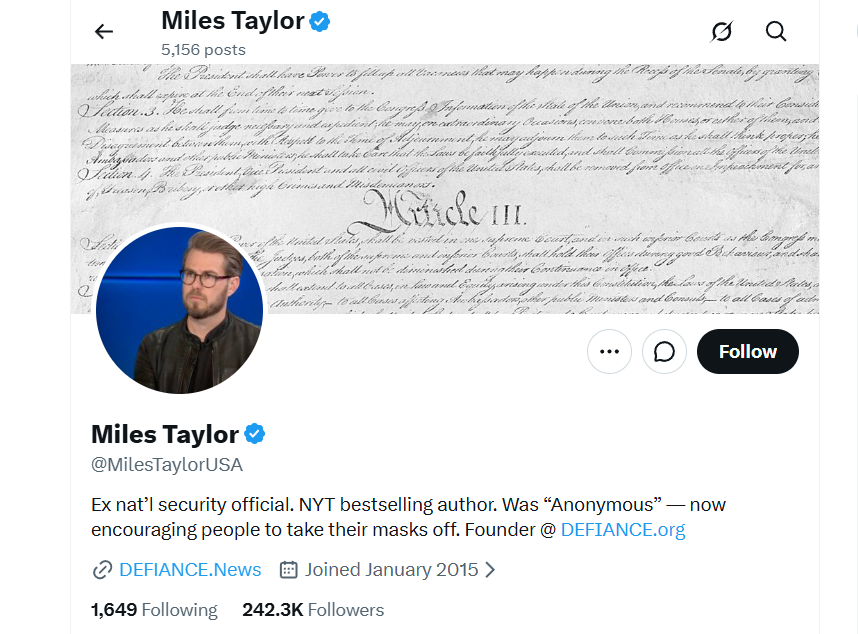Miles Taylor's Grassroots Fraud Exposed 17,662 People
