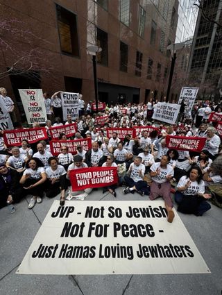 ON YOM HASHOAH EVE, THEY CHOSE THE STREET