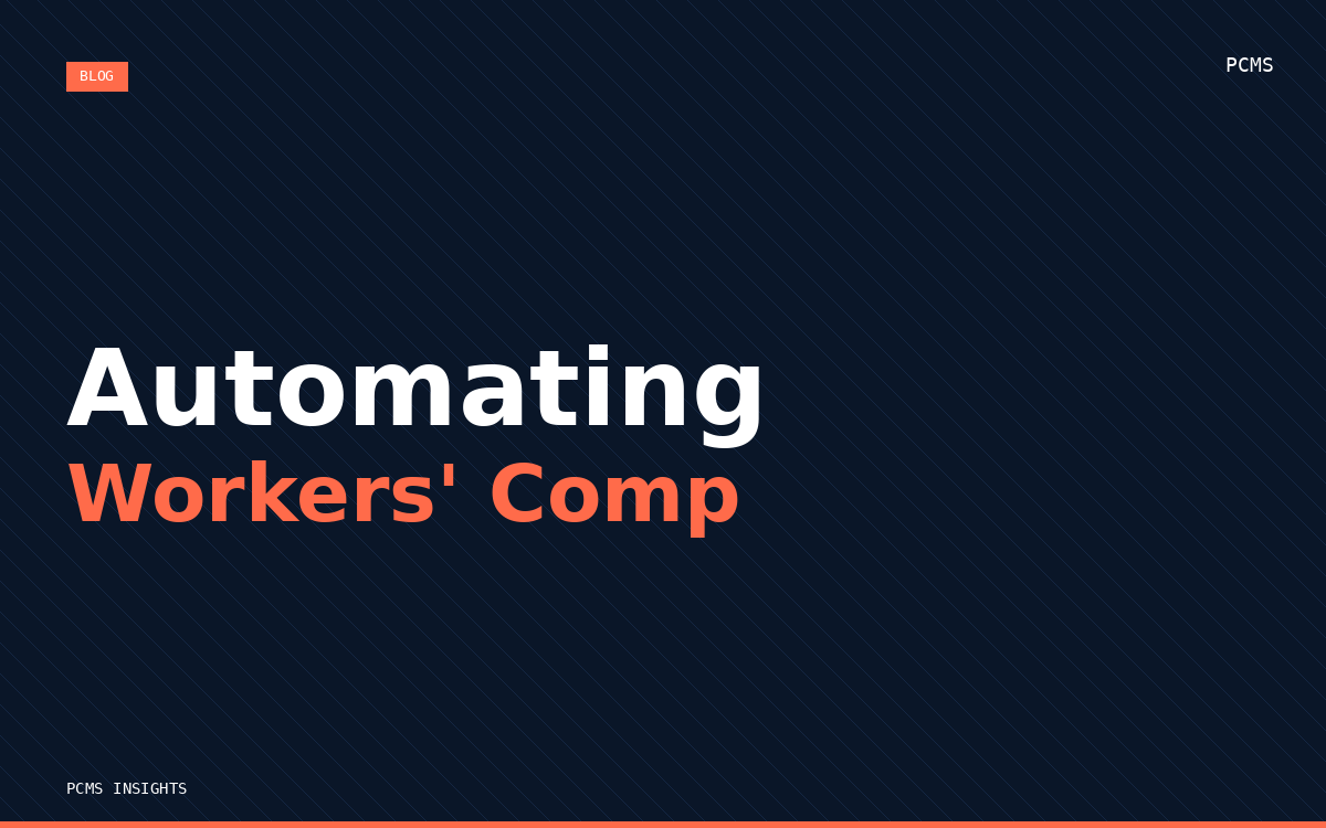 Automating Workers' Compensation Claim Processes