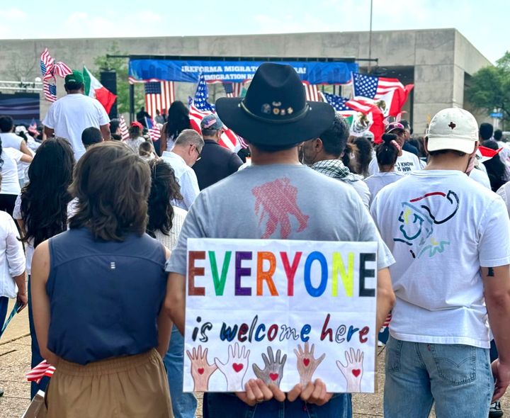 Thousands Attend Immigration March In Dallas