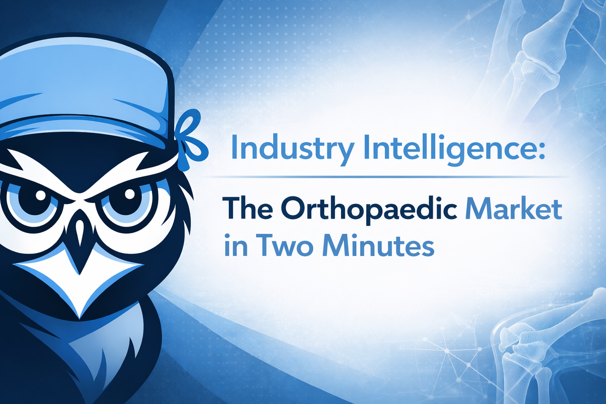 The Orthopedic Market in 2 Minutes
