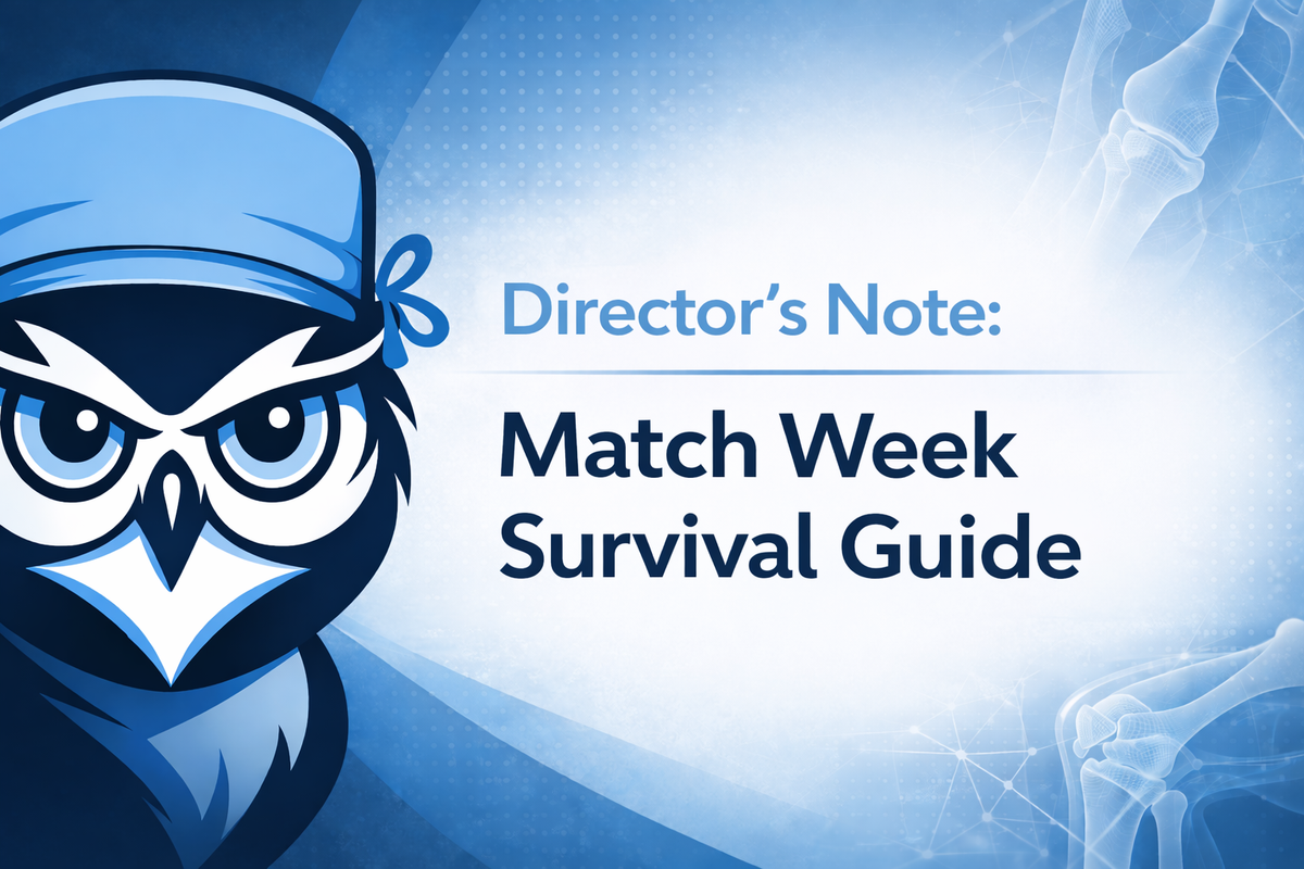 Match Week Survival Guide