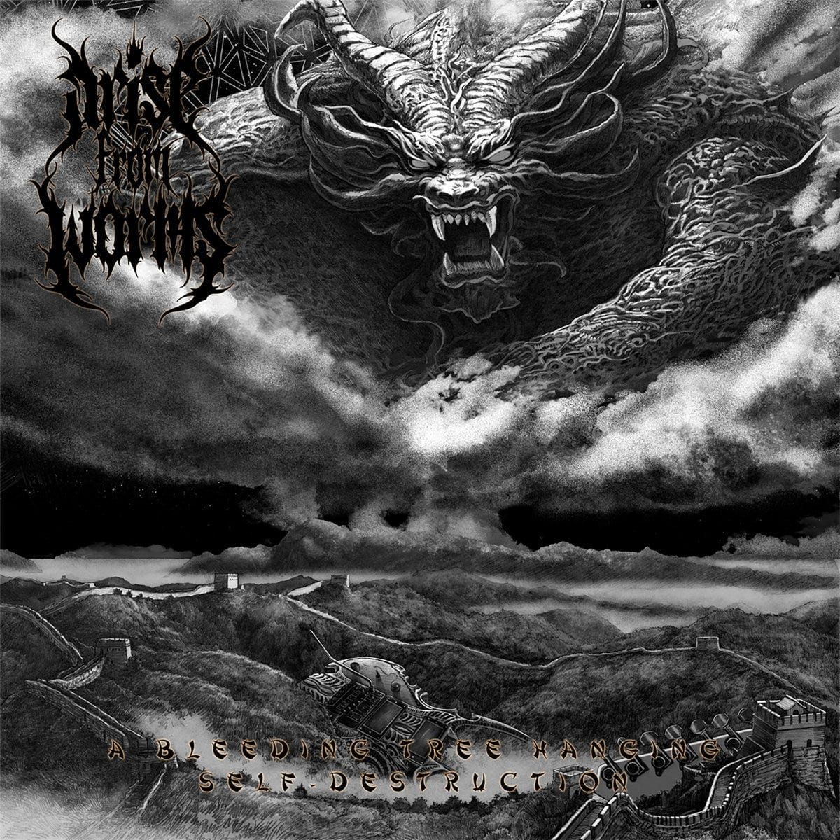 Arise From Worms - A Bleeding Tree Hanging Self Destruction