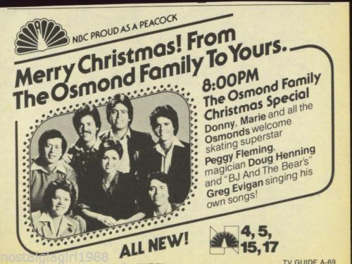 From the Vault: The Osmond Family Christmas Special(s)