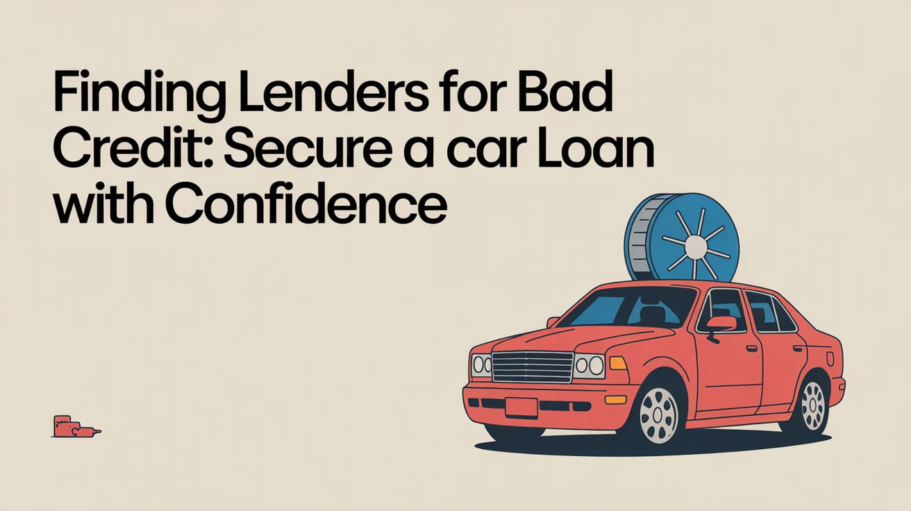 Finding Lenders for Bad Credit: Secure a Car Loan with Confidence