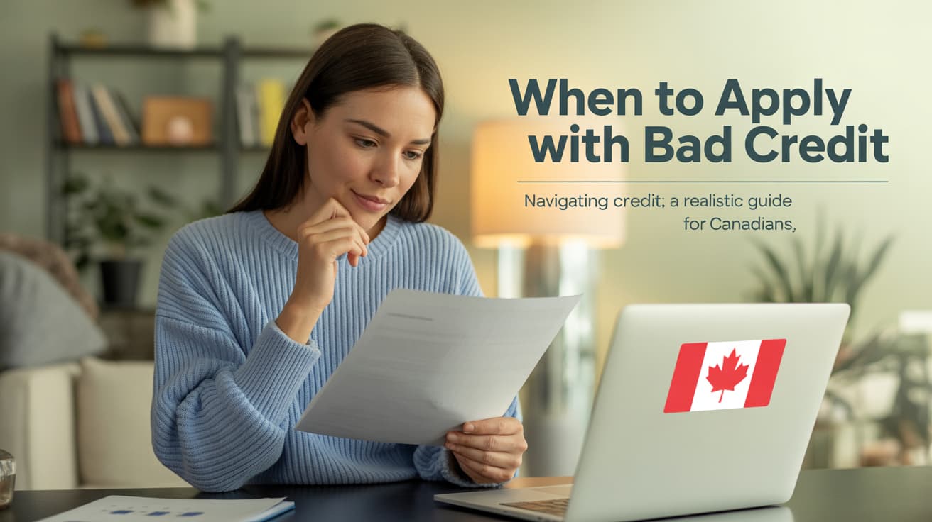 When to Apply with Bad Credit: A Realistic Guide for Canadians