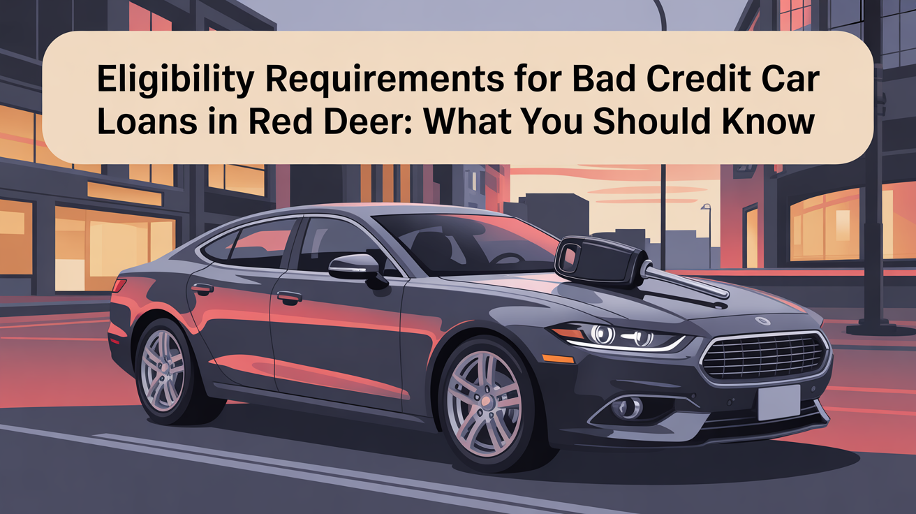 Eligibility Requirements for Bad Credit Car Loans in Red Deer: What You Should Know
