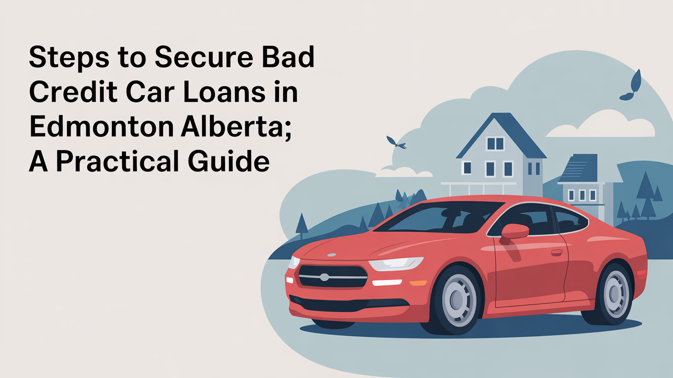 Steps to Secure Bad Credit Car Loans in Edmonton Alberta: A Practical Guide