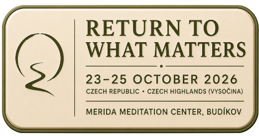 RETURN TO WHAT MATTERS