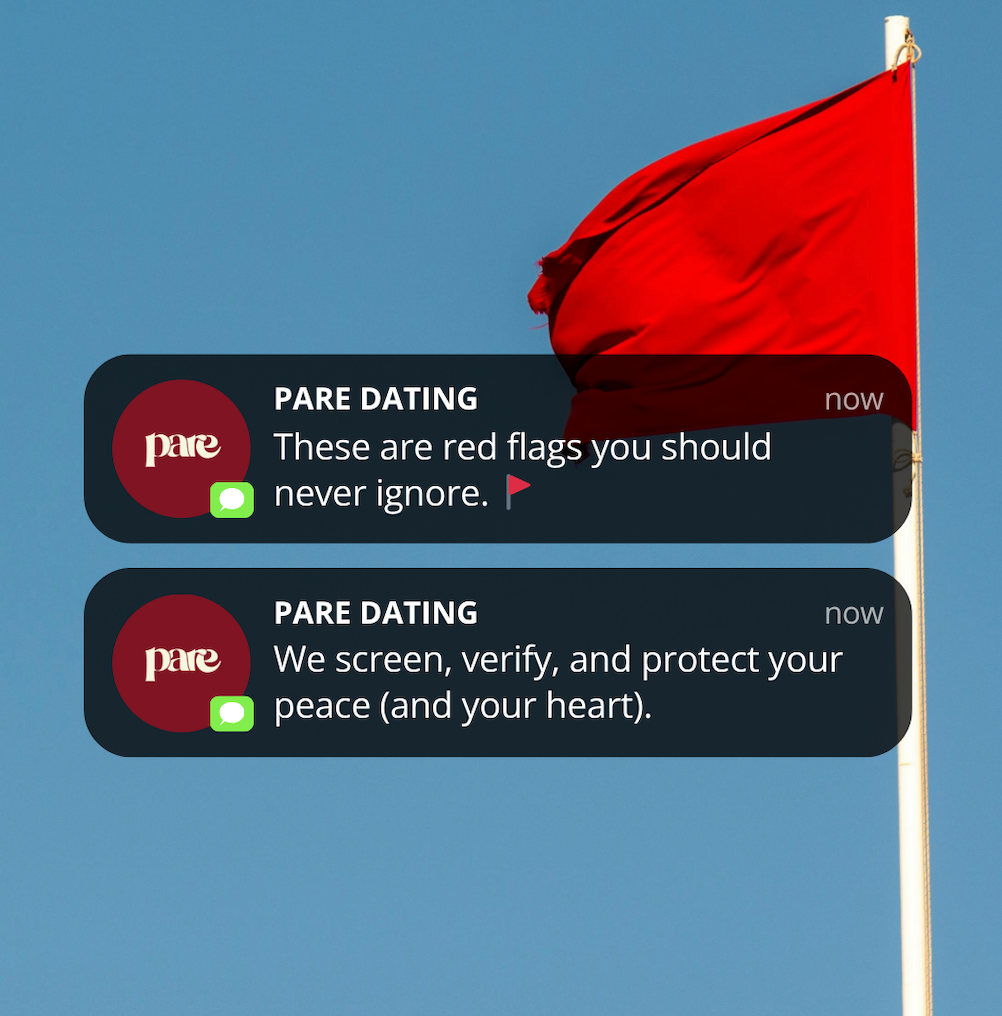 🚩 The Biggest Text Red Flags — And How Pare Prevents Them