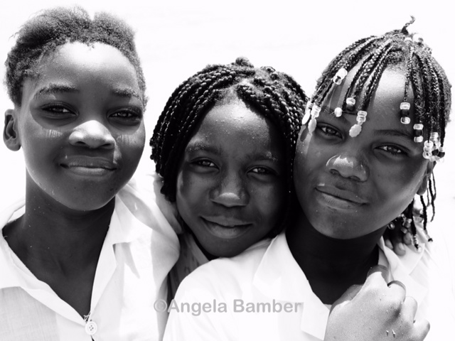 Schoolgirls in Angola