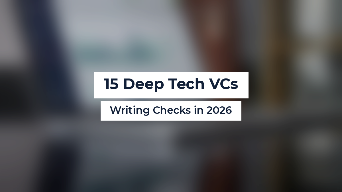 15 Deep Tech VCs