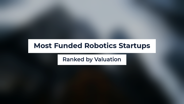 Most Funded Robotics Startups
