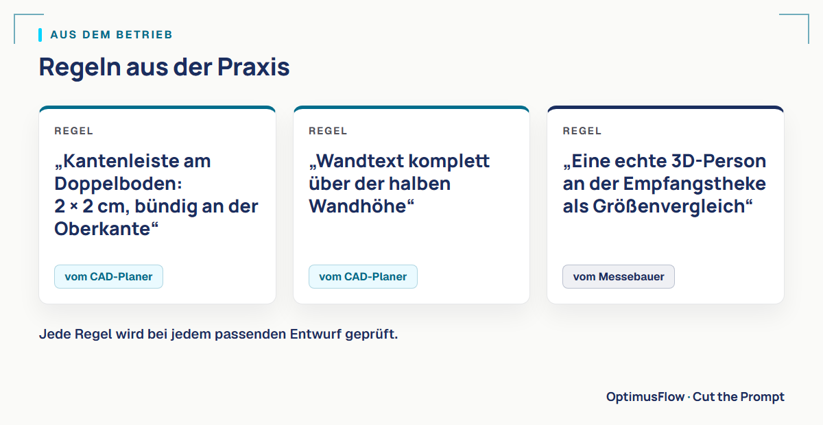 Regeln aus der Praxis