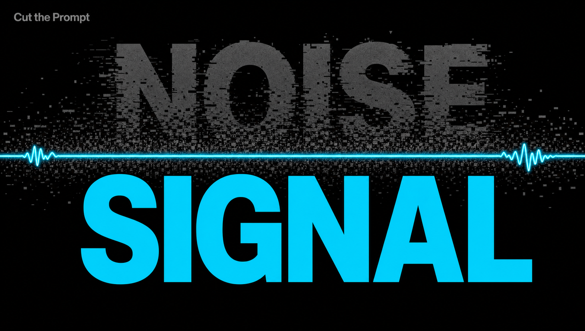 Signal und Noise — die KI-Nachrichten der Woche, nach Wirkung sortiert