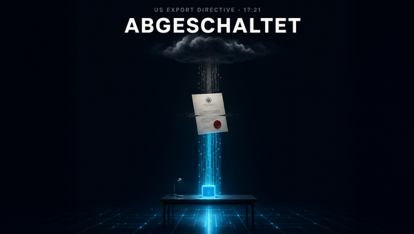 US-Exportbefehl kappt die Cloud-KI-Leitung — ABGESCHALTET