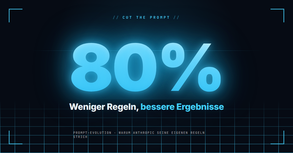 80% weniger Regeln bei Anthropic. Deine bremsen dich genauso oft.