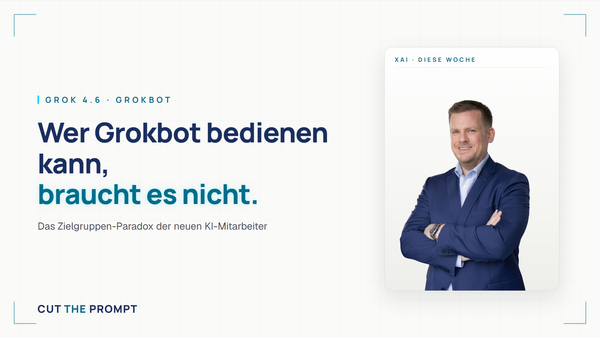 Wer Grokbot bedienen kann, braucht ihn nicht
