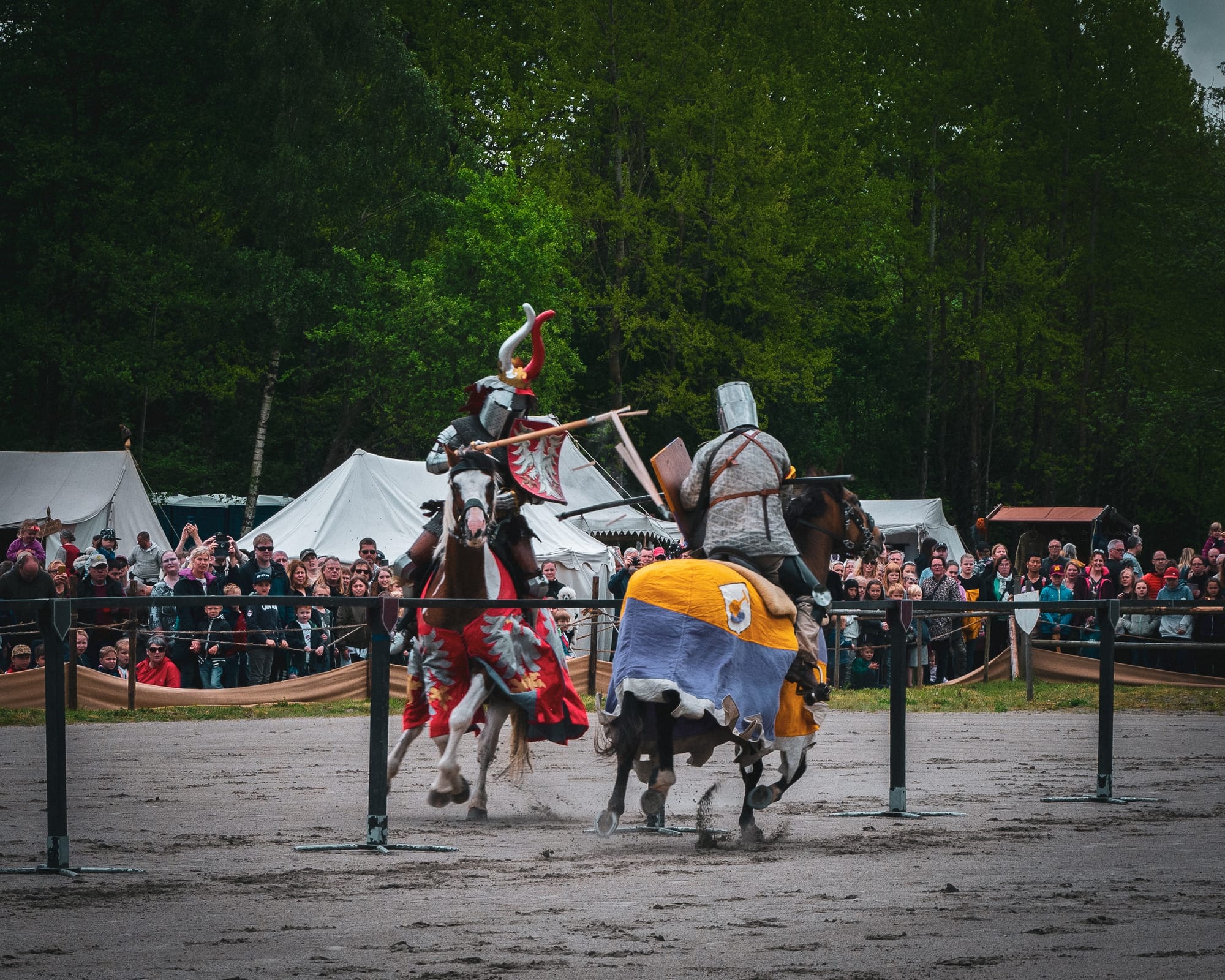 Fantasy warriors bring the Middle Ages to life in a Melbourne park
