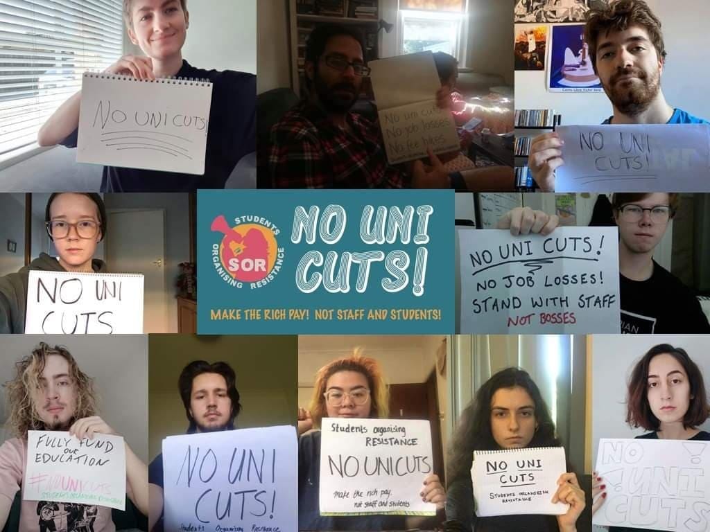 Monash students stand in solidarity with casual staff