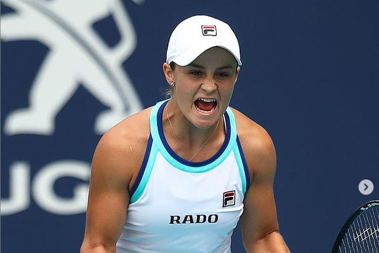 Ashleigh Barty celebrates top 10 ranking with her biggest ever win