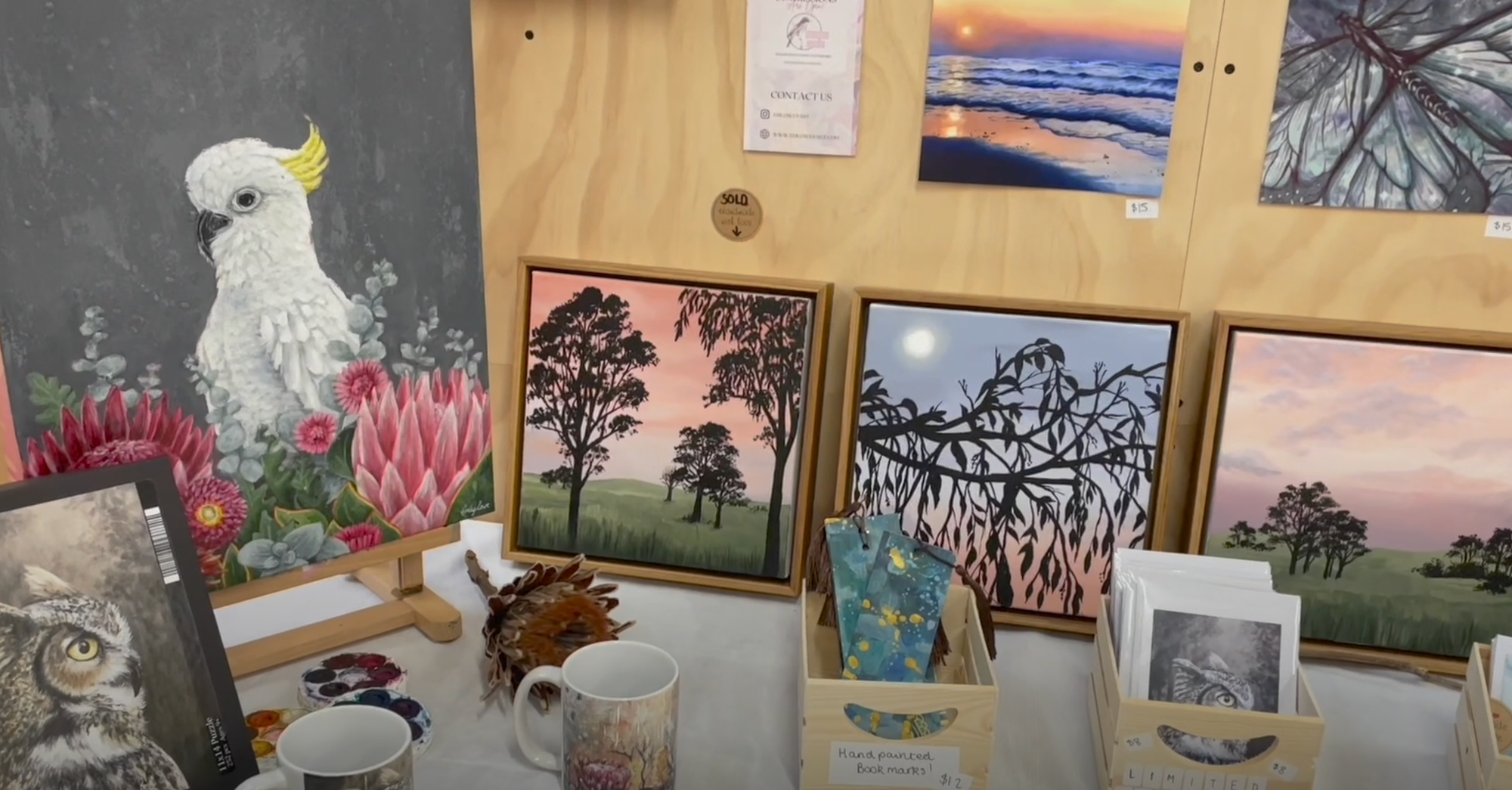 Yarra Ranges artist finds success painting surrounding beauty