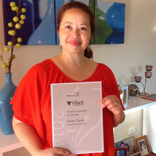 Monash journalism student wins prestigious award