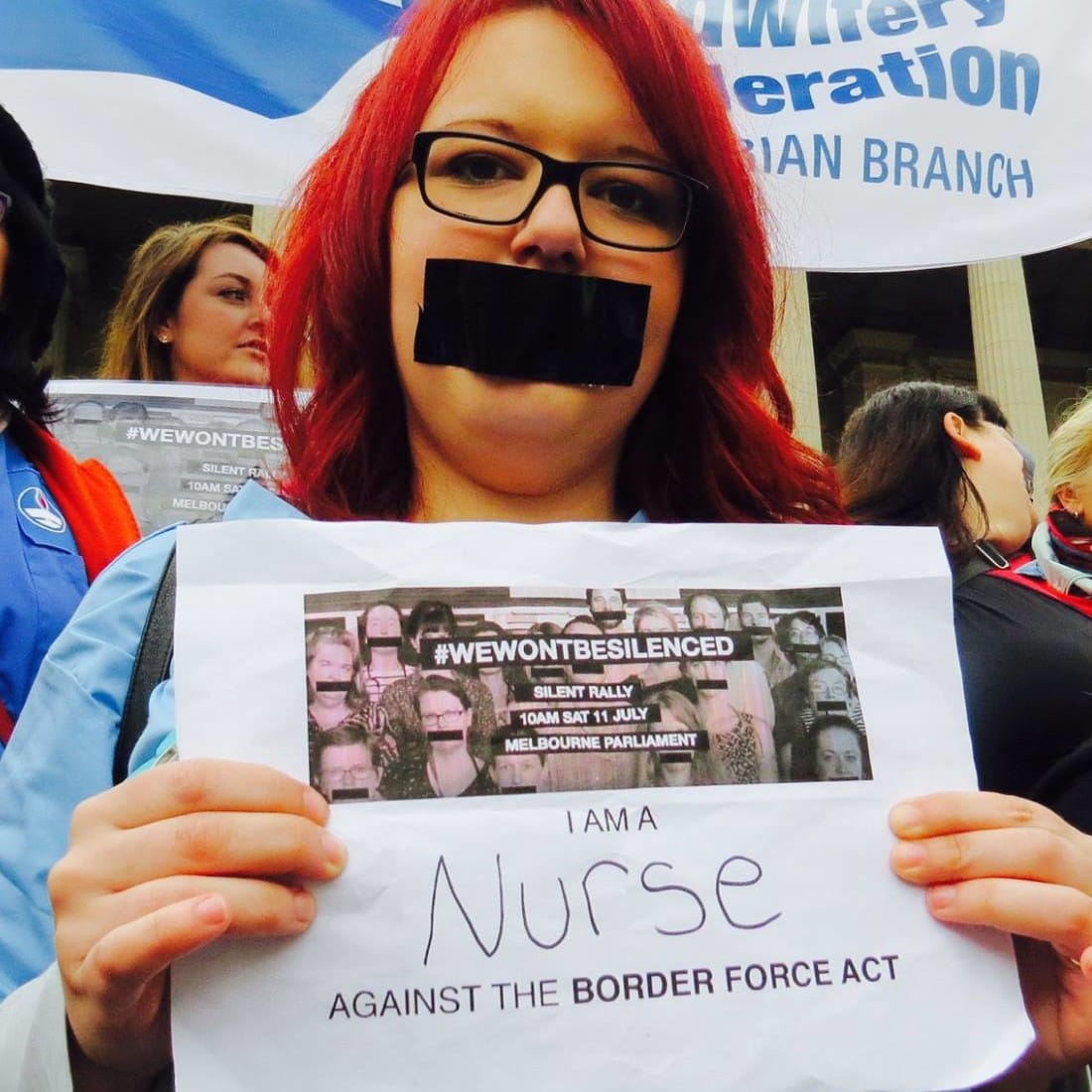 Refugees and activists speak out over gag order