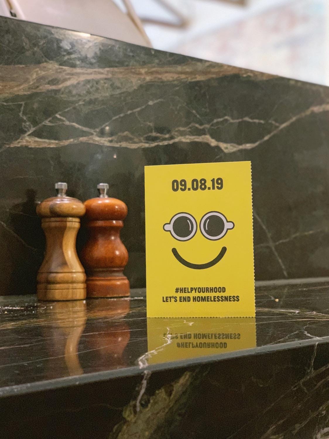 Coffee proceeds go to the homeless