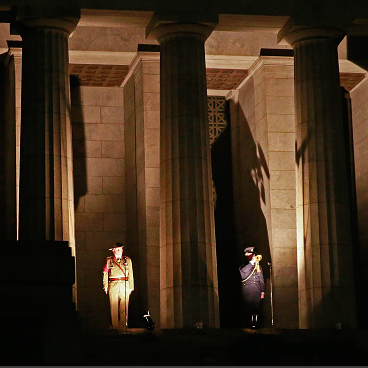 Rain and wreaths: Four stories from the dawn service
