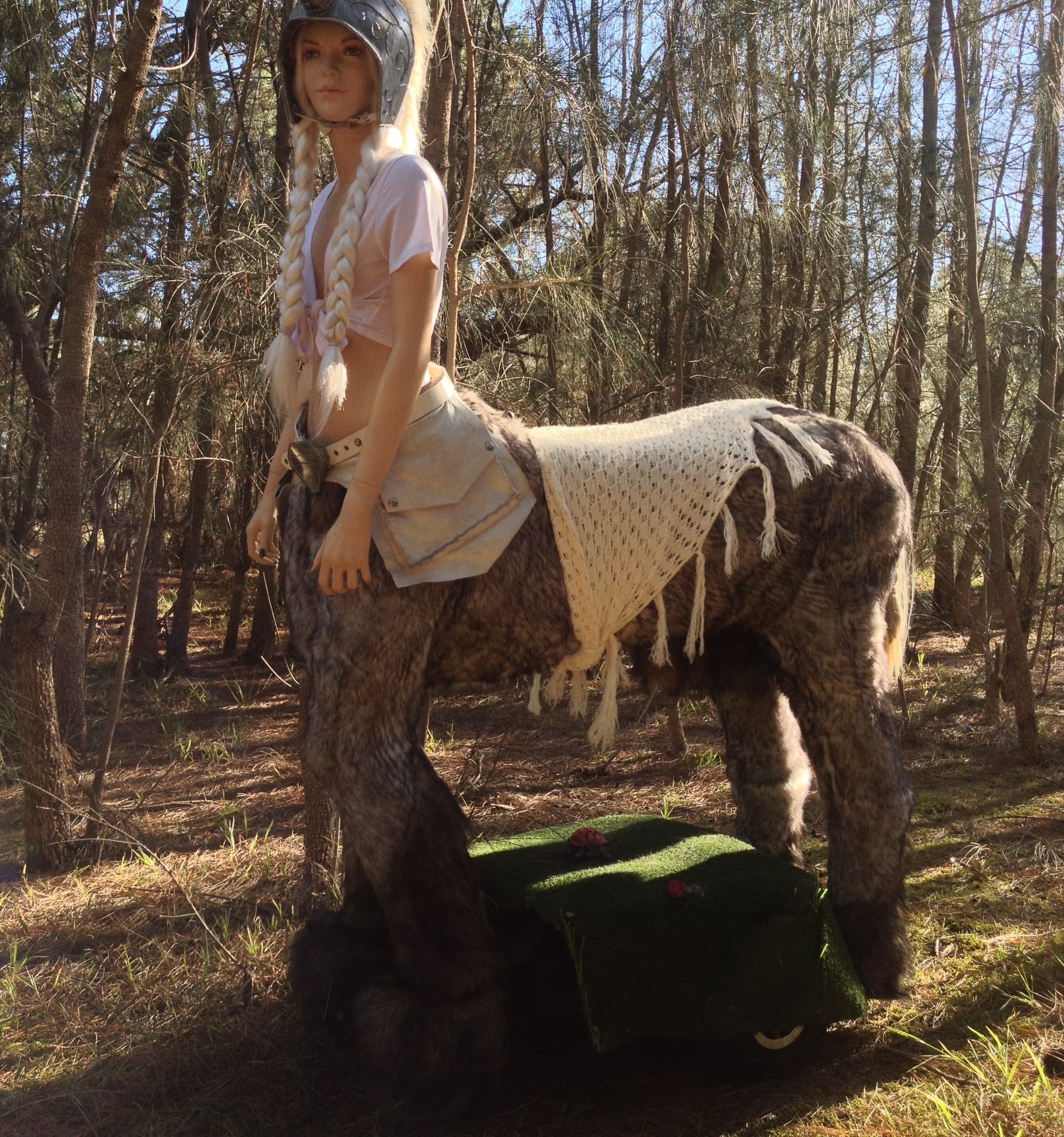 Animatronic centaur stolen from Brunswick West artist
