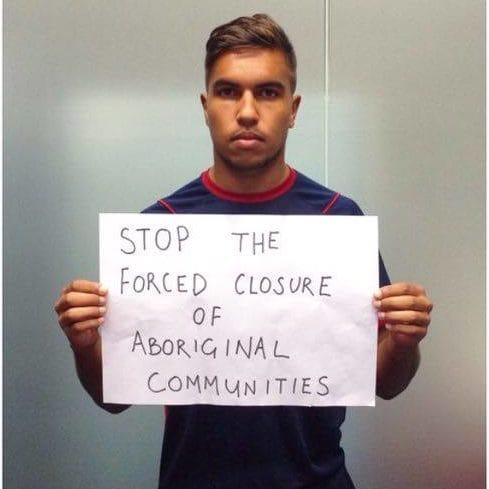 Rising indigenous AFL star lends his light to issues close to his heart