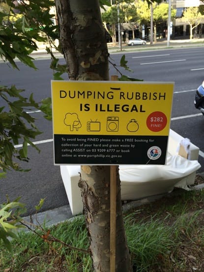 Plans for CCTV in Port Phillip to catch illegal rubbish dumpers
