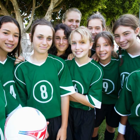 Girls team up for fun and health