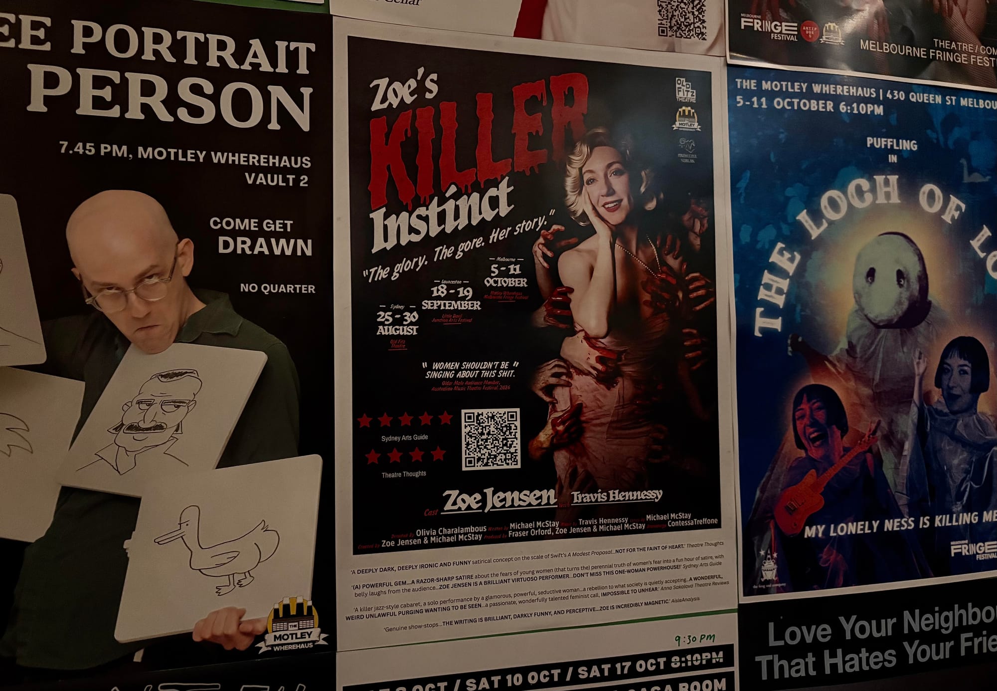 Sharp Knives and Sharper Wit: 'Zoe’s Killer Instinct' electrifies Melbourne’s Fringe Festival