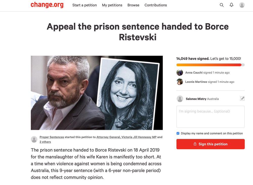 Public outcry over wife killer's prison sentence post image