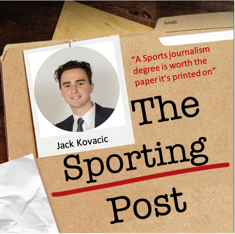 The Sporting Post: "A Sports Journalism degree is worth the paper it's printed on" post image