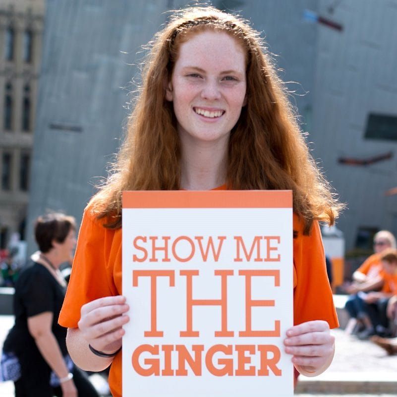 Ginger march rally got red hot post image