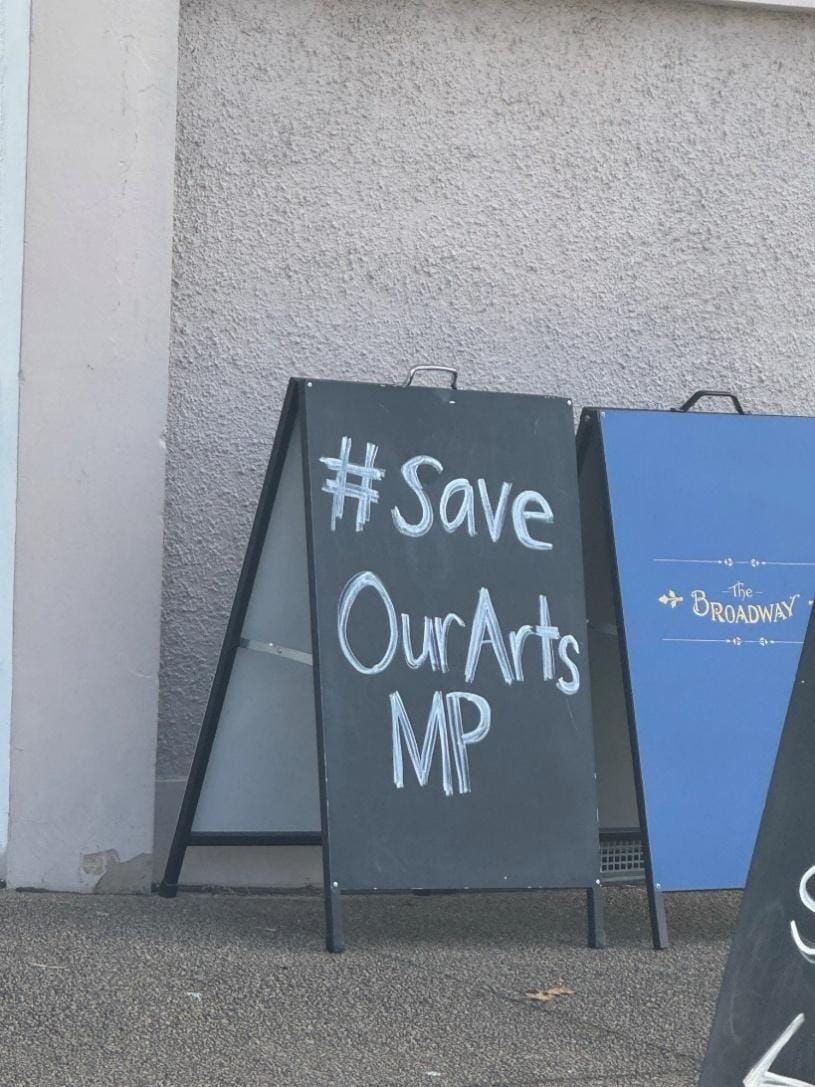 Peninsula protest after council slashes arts funding post image
