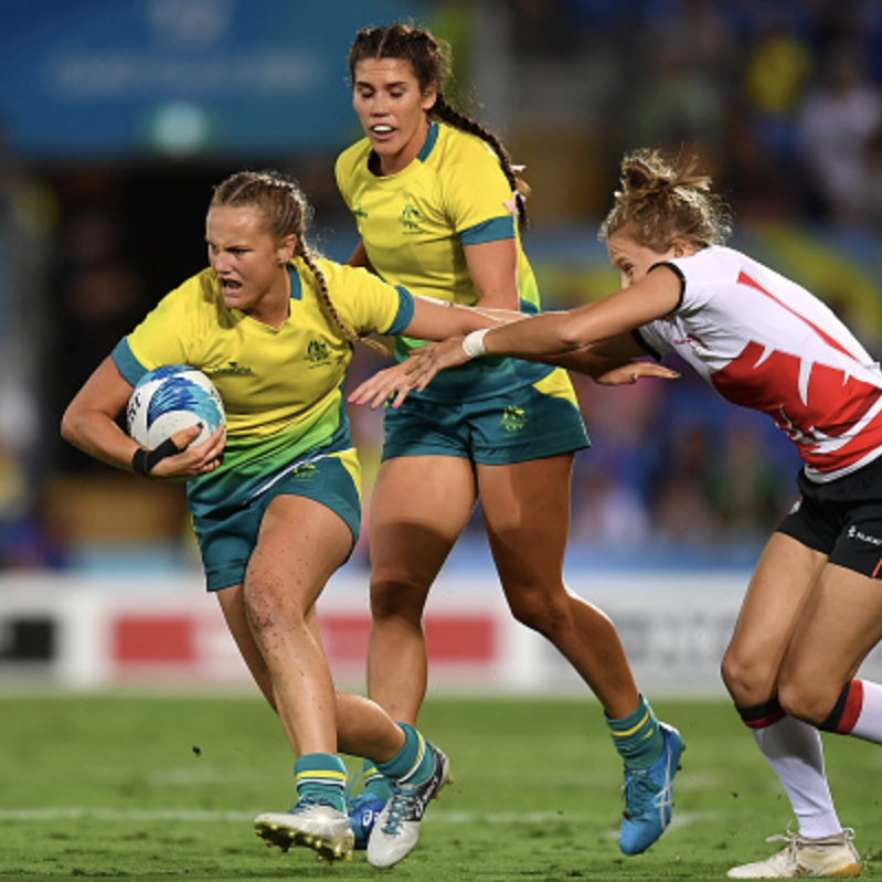 Australian women well placed for Sevens gold after massive first day post image