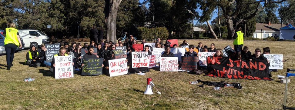 Student anger: Uni announcement clashes with sexual assault protest post image