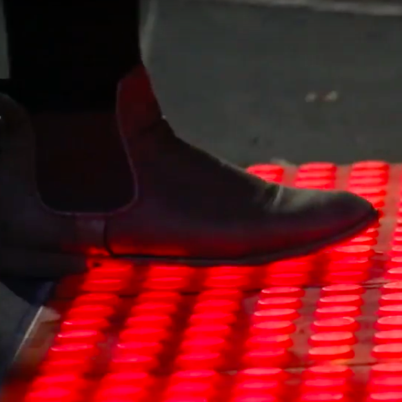The lights go on for pedestrian safety post image