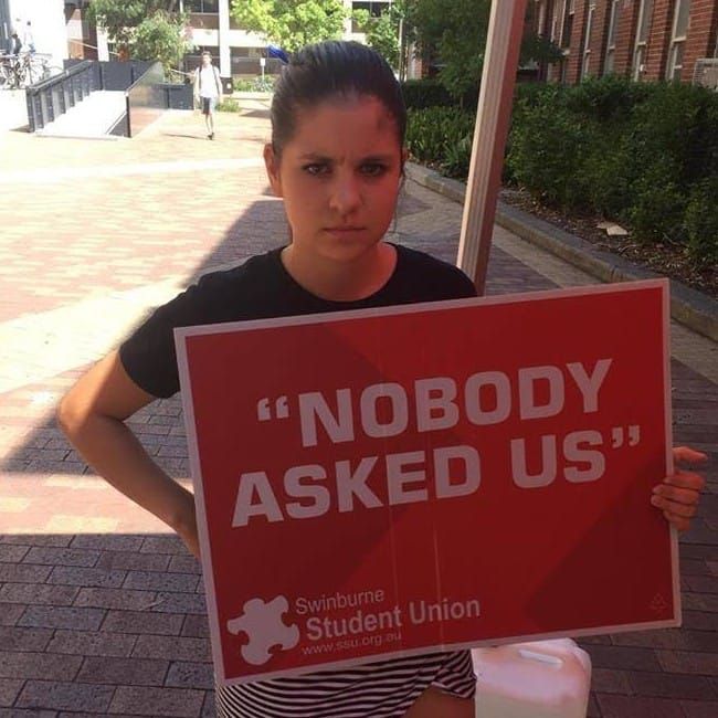 Students angry at universities over the distribution of fee funds post image