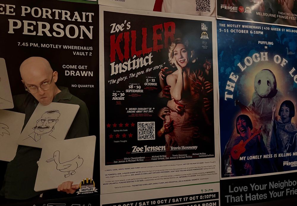 Sharp Knives and Sharper Wit: 'Zoe’s Killer Instinct' electrifies Melbourne’s Fringe Festival post image