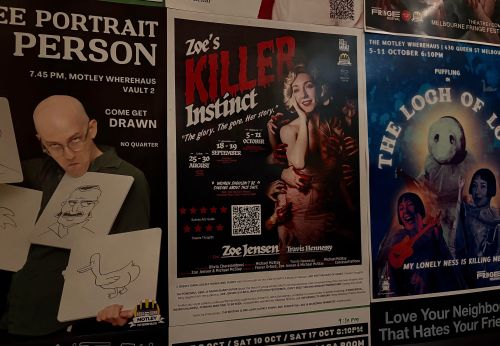 Sharp Knives and Sharper Wit: 'Zoe’s Killer Instinct' electrifies Melbourne’s Fringe Festival post image