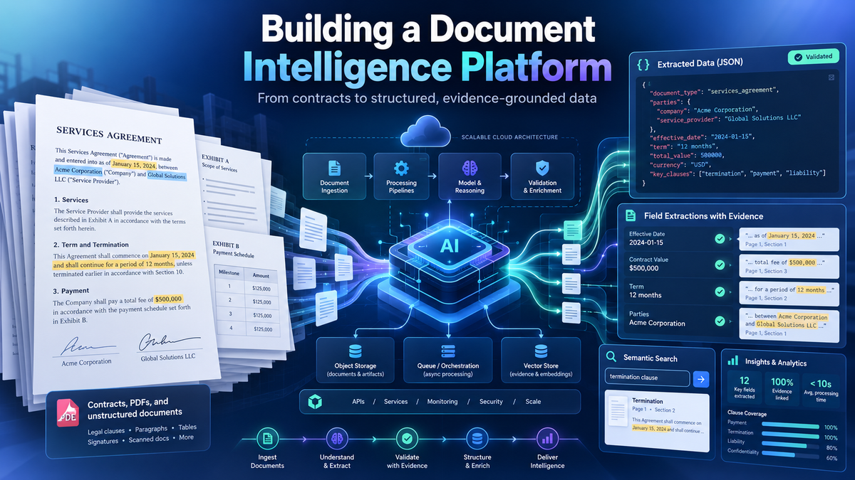 Building a Production-Grade Document Intelligence Platform: Architecture, AI Engineering, and the Tradeoffs Behind Every Decision