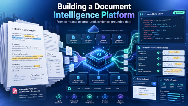 Building a Production-Grade Document Intelligence Platform: Architecture, AI Engineering, and the Tradeoffs Behind Every Decision