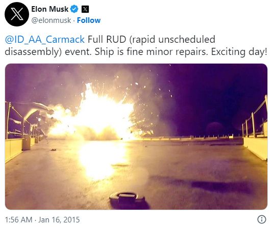 rapid unplanned disassembly (RUD)