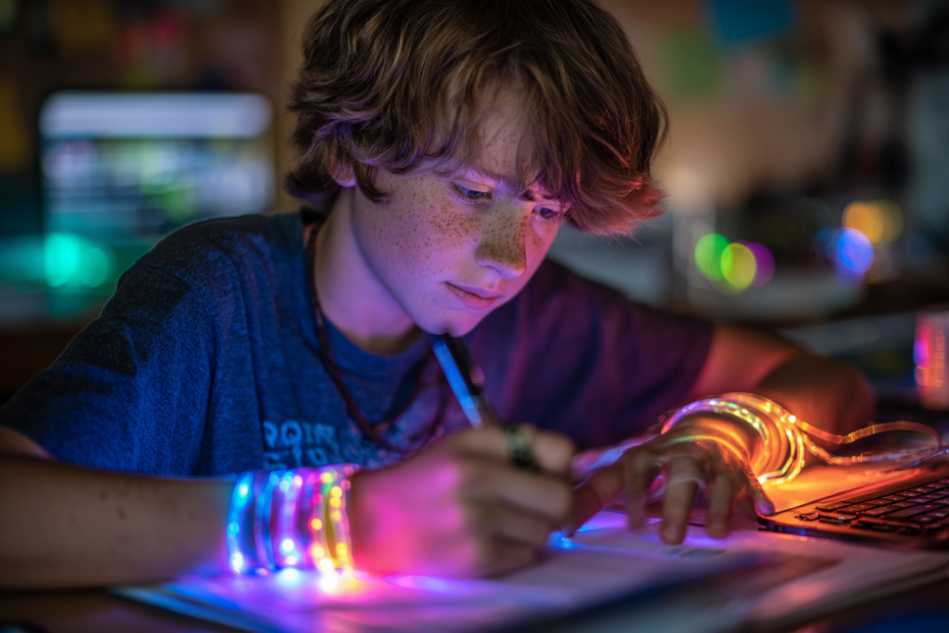 Lesson Plan (Grades 6–8): Coding with Wearables – LED Mood Bracelets