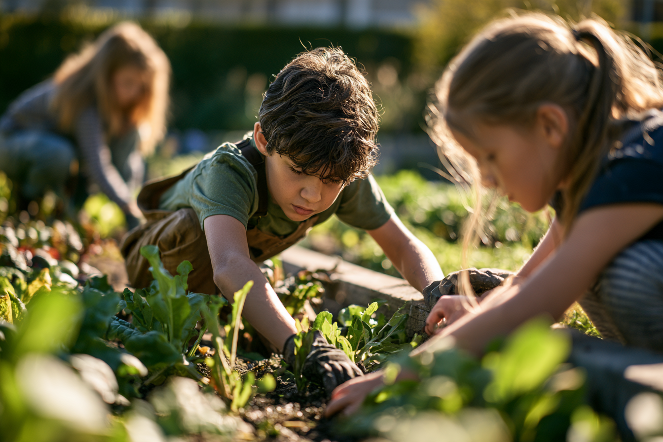 Lesson Plan (Grades 6-8): Urban Garden Blueprint - Planning a School Growing Space for Food, Pollinators, and Community